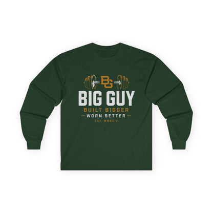 Big Guy Built Bigger Ultra Cotton Long Sleeve Tee