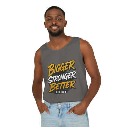 Bigger Stronger Garment-Dyed Tank Top