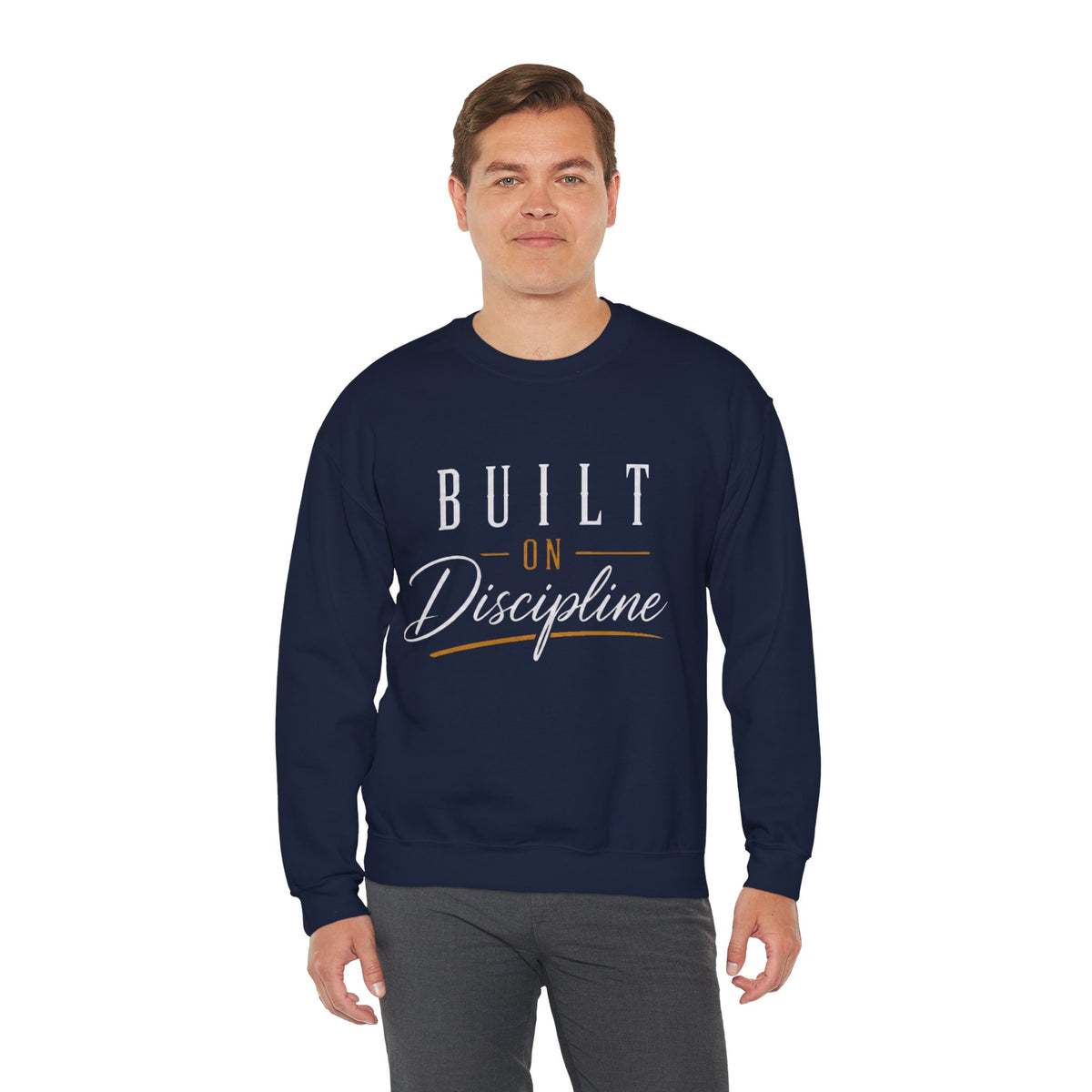 Built on Discipline Heavy Blend™ Crewneck Sweatshirt