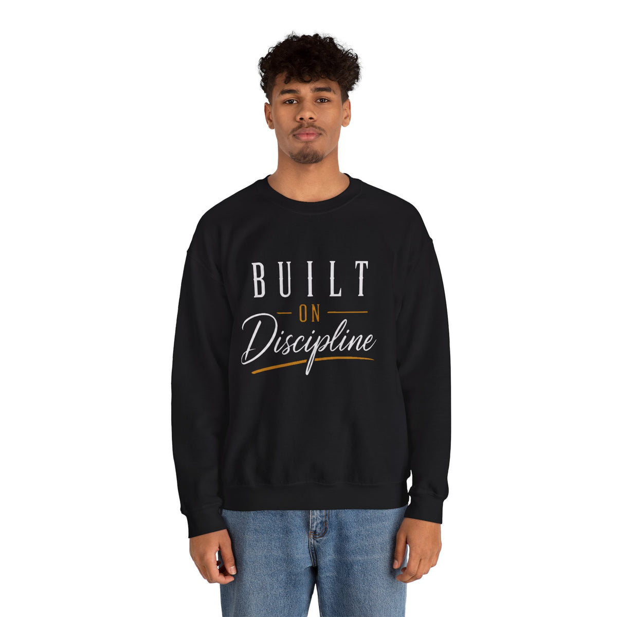 Built on Discipline Heavy Blend™ Crewneck Sweatshirt