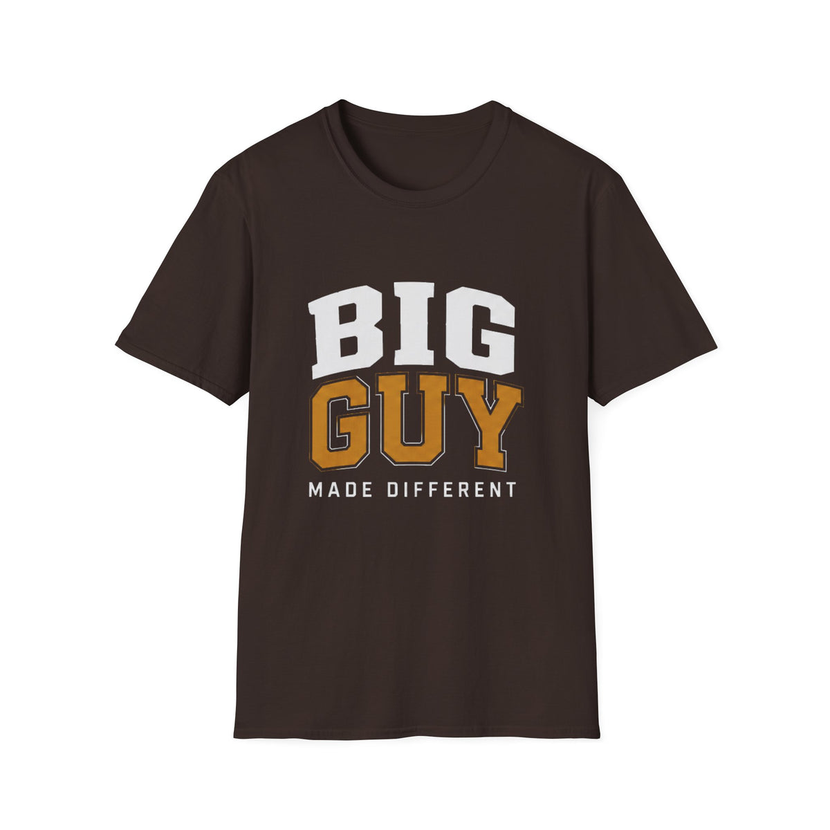 Big Guy made Different Unisex Softstyle T-Shirt