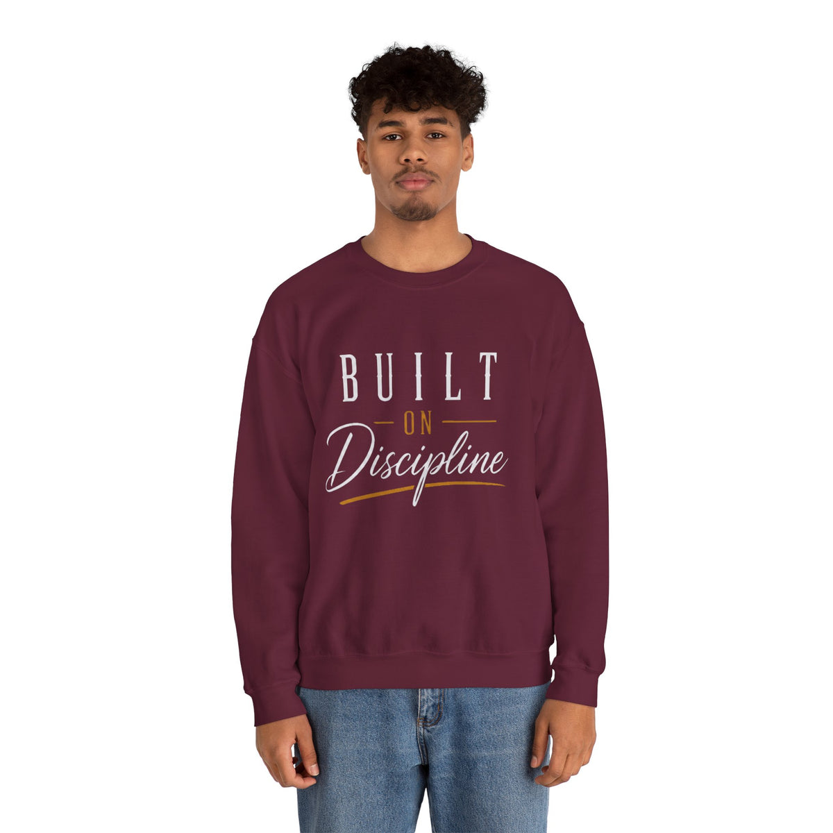 Built on Discipline Heavy Blend™ Crewneck Sweatshirt