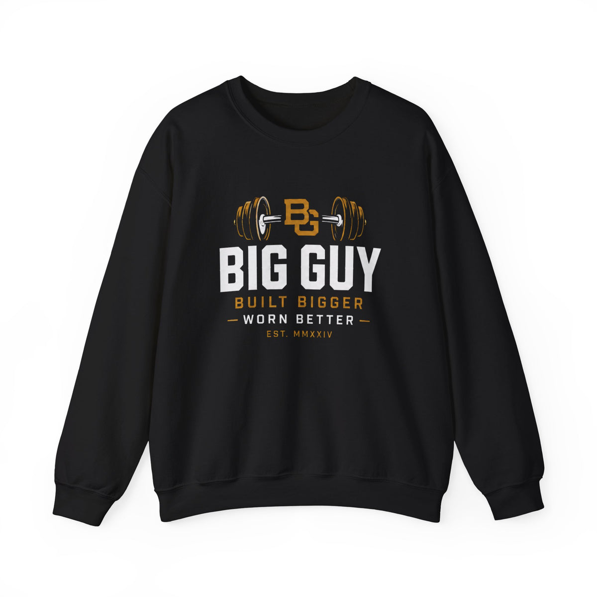 Big Guy Built Bigger Heavy Blend™ Crewneck Sweatshirt