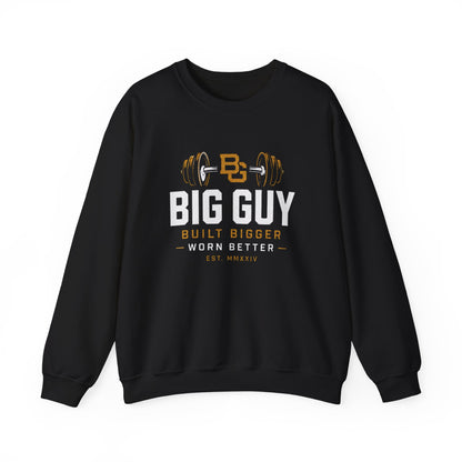 Big Guy Built Bigger Heavy Blend™ Crewneck Sweatshirt