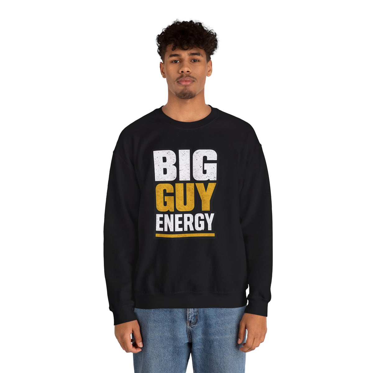 Big Guy Energy Heavy Blend™ Crewneck Sweatshirt