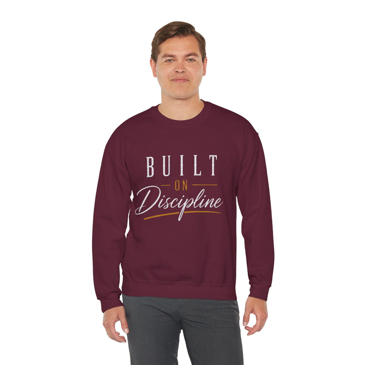 Built on Discipline Heavy Blend™ Crewneck Sweatshirt