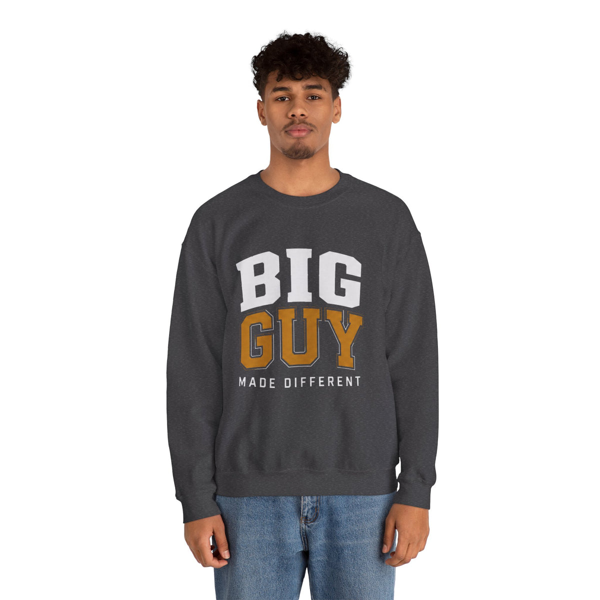 Big Guy Made Different Heavy Blend™ Crewneck Sweatshirt