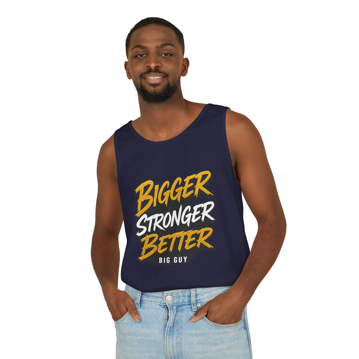 Bigger Stronger Garment-Dyed Tank Top