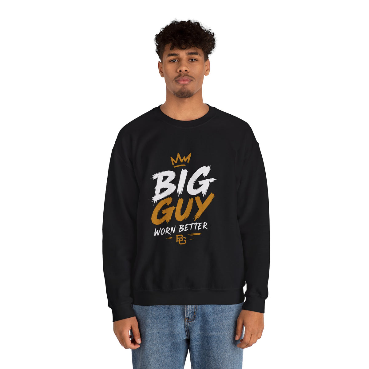 Big Guy Worn Better Heavy Blend™ Crewneck Sweatshirt