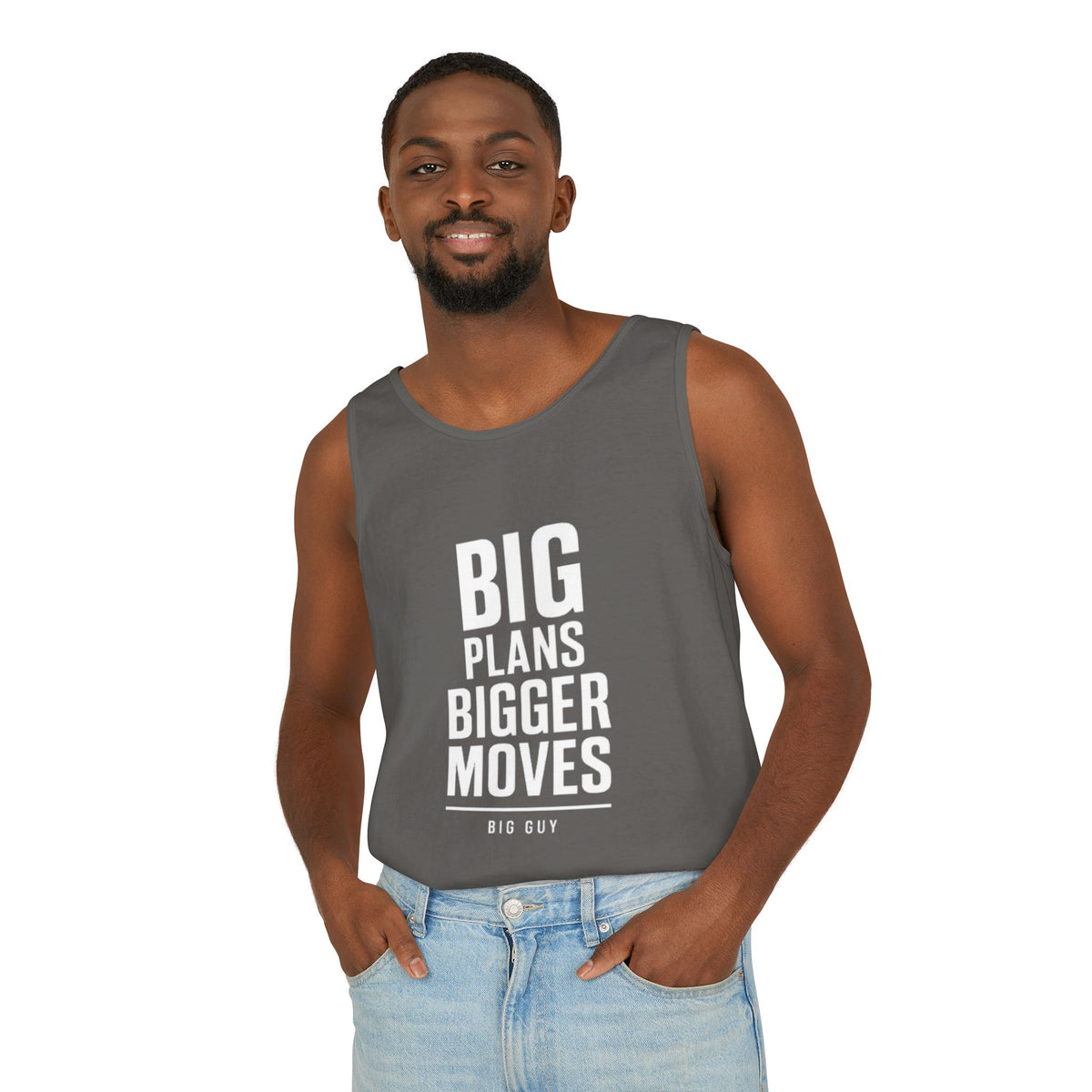 Big Plans Garment-Dyed Tank Top