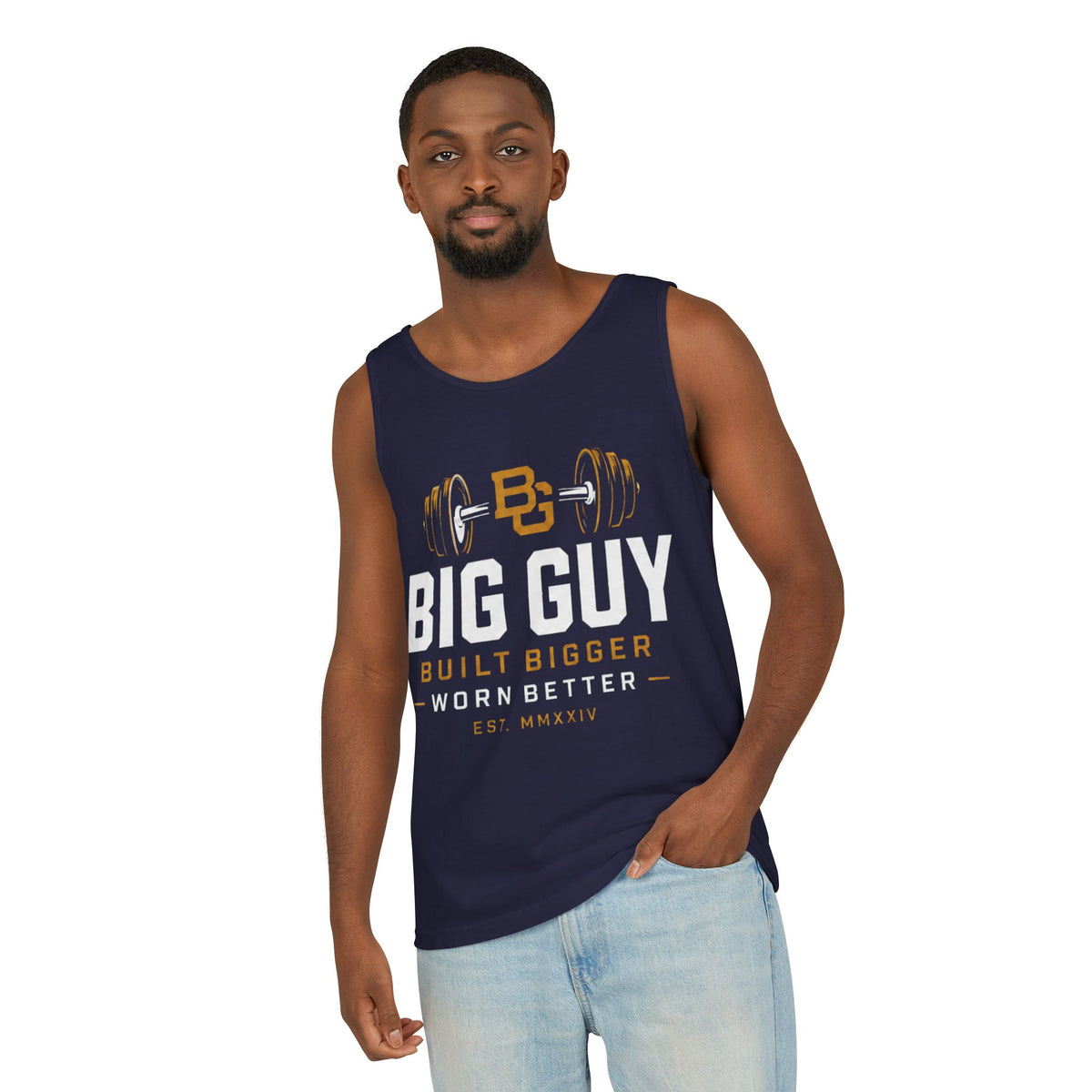 Big Guy Built Better Garment-Dyed Tank Top
